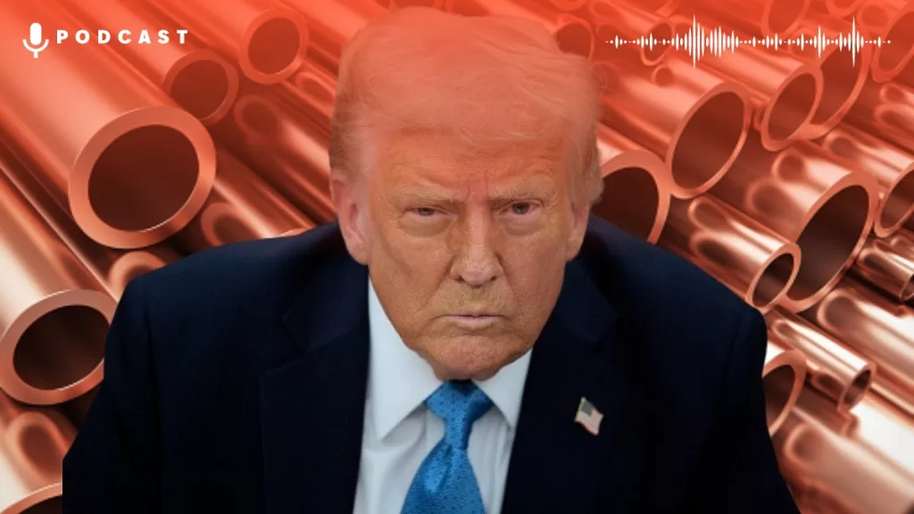 Trump Aranceles Cobre Card Web