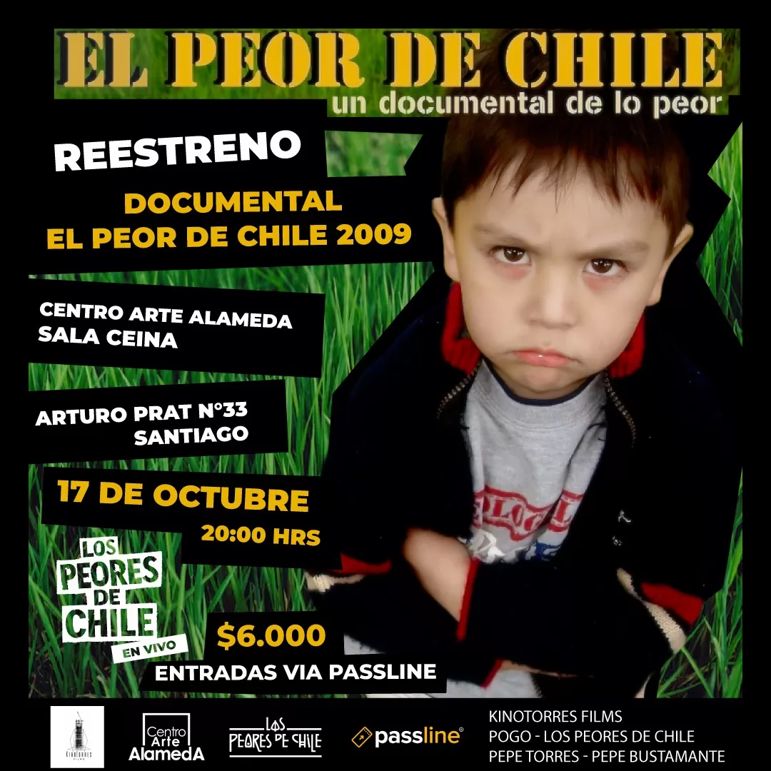Afiche Redes El Peor De Chile