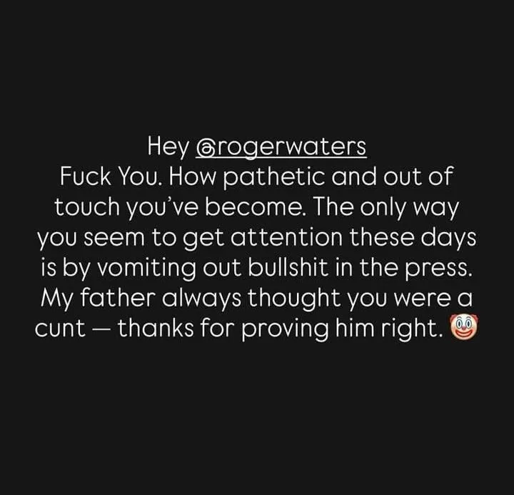 Jack Osbourne Roger Waters