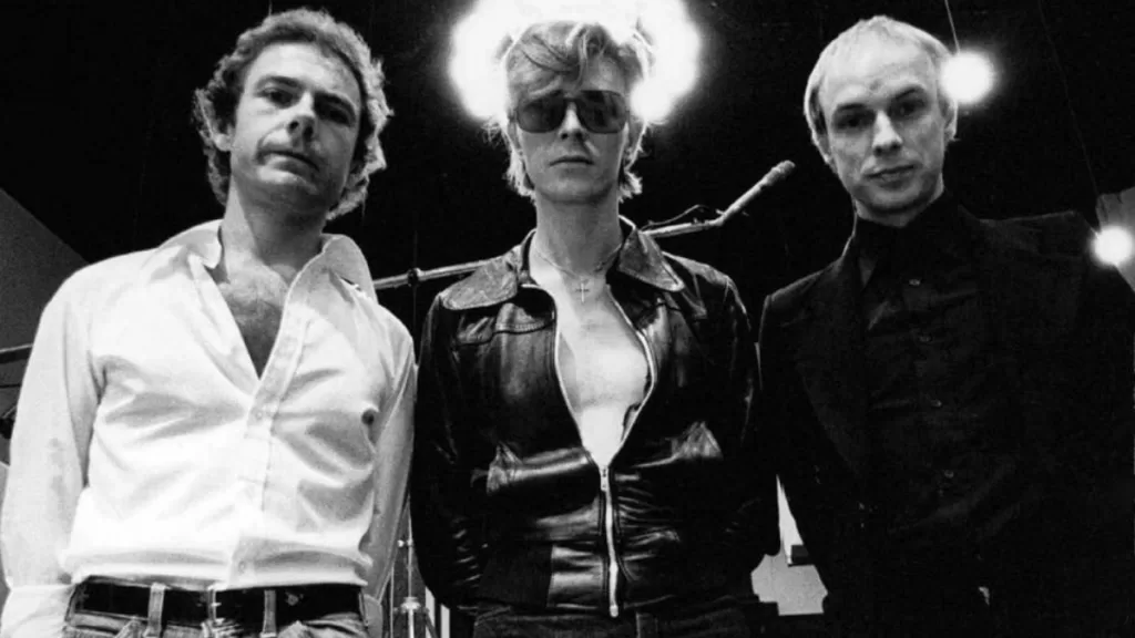 Robert Fripp David Bowie 1977 Web