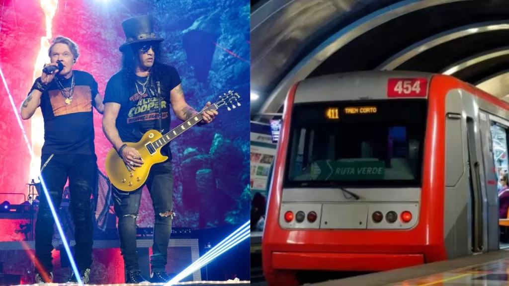 Extensión Horaria Metro De Santiago, Guns And Roses