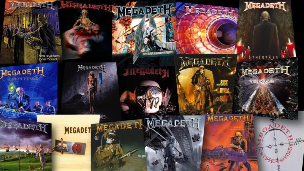 Megadeth Discos Web