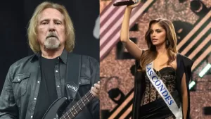 Geezer Butler, Ignacia Fernández. Miss Mundo Chile 2025