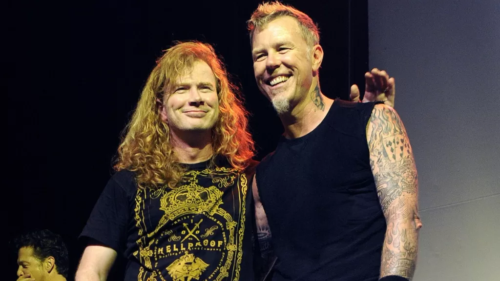 Dave Mustaine James Hetfield Metallica Web