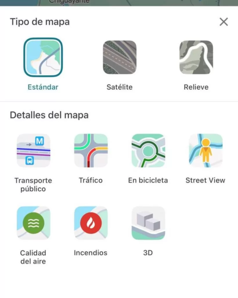 Google Maps, incendios