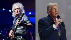 Brian May Queen Donald Trump