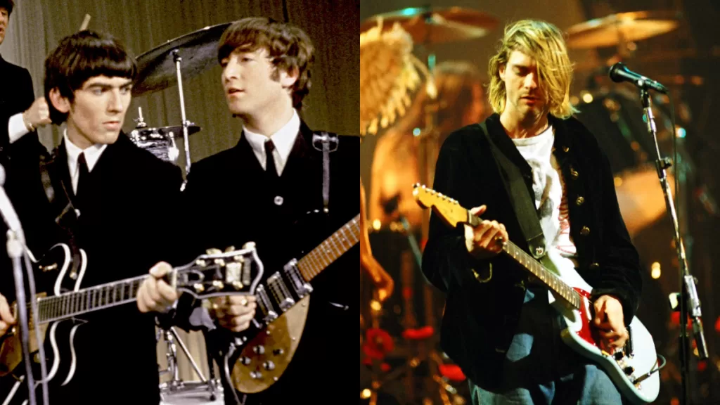 The Beatles Kurt Cobain
