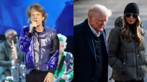 The Rolling Stones Melania Trump