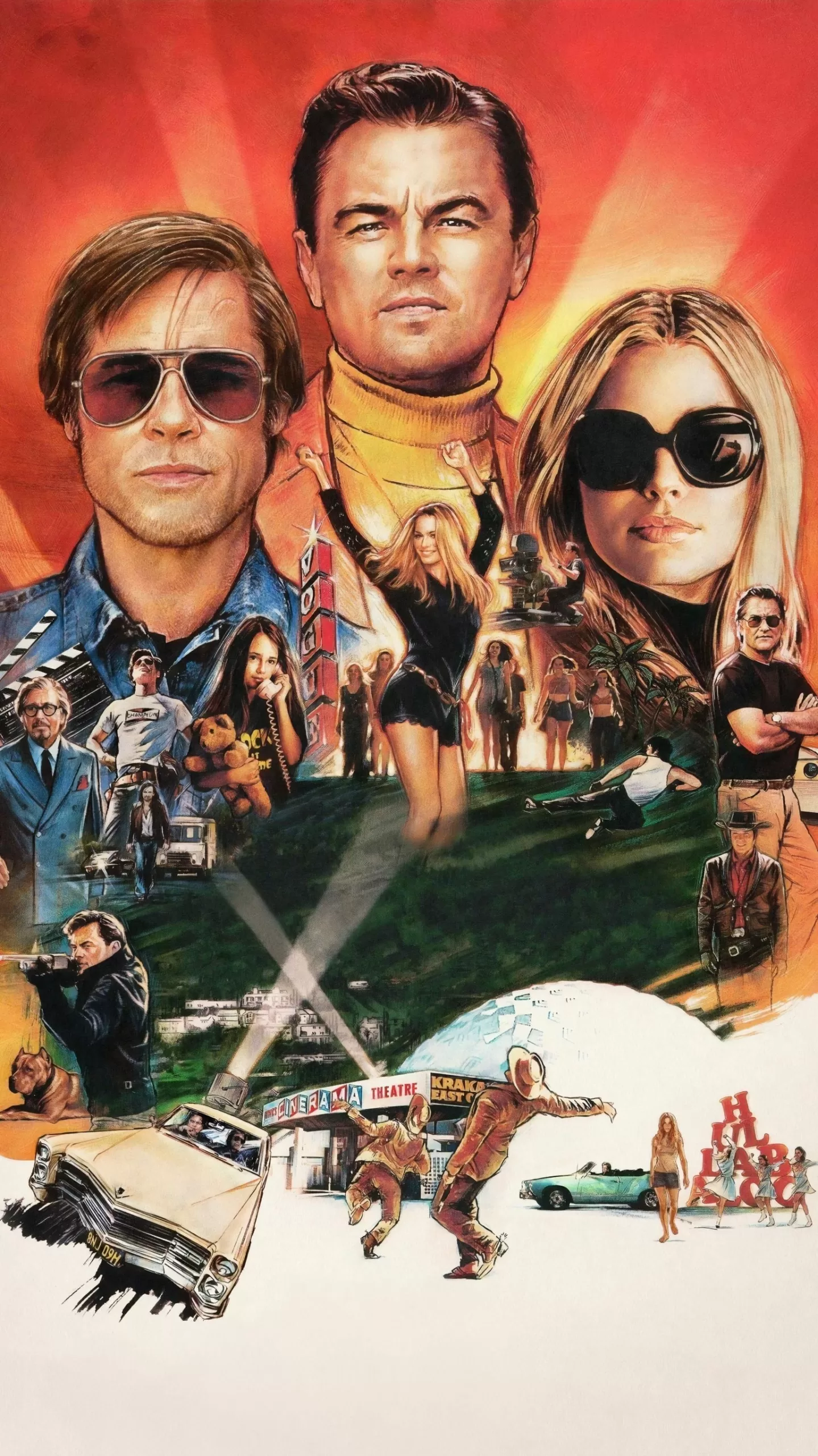1832369 1536x2732 Mobile Hd Once Upon A Time In Hollywood Background Image