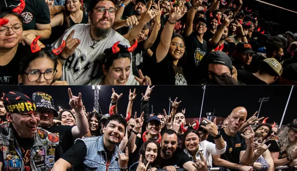 Las postales que dejó el regreso de AC/DC a Chile