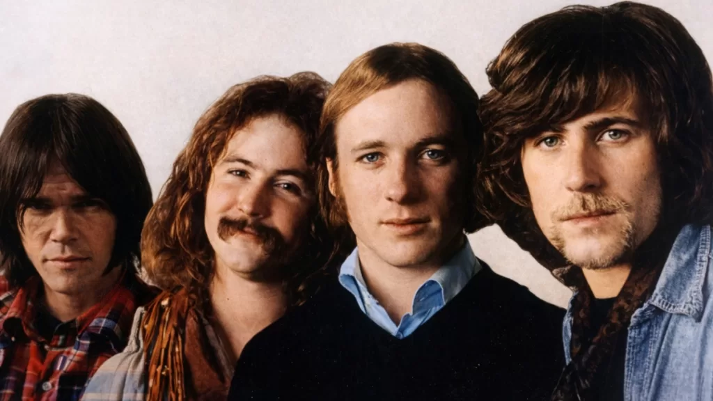 Crosby Stills Nash Young 1970 Color Web