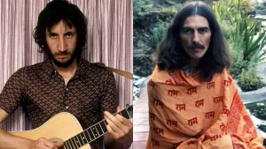 Pete Townshend George Harrison 1970 Web