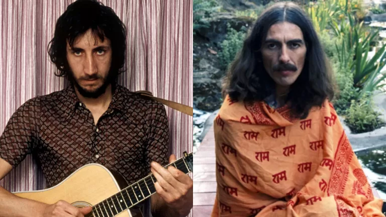 Pete Townshend George Harrison 1970 Web
