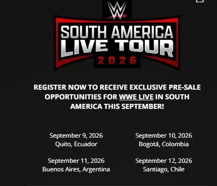 Wwe Santiago De Chile 2026