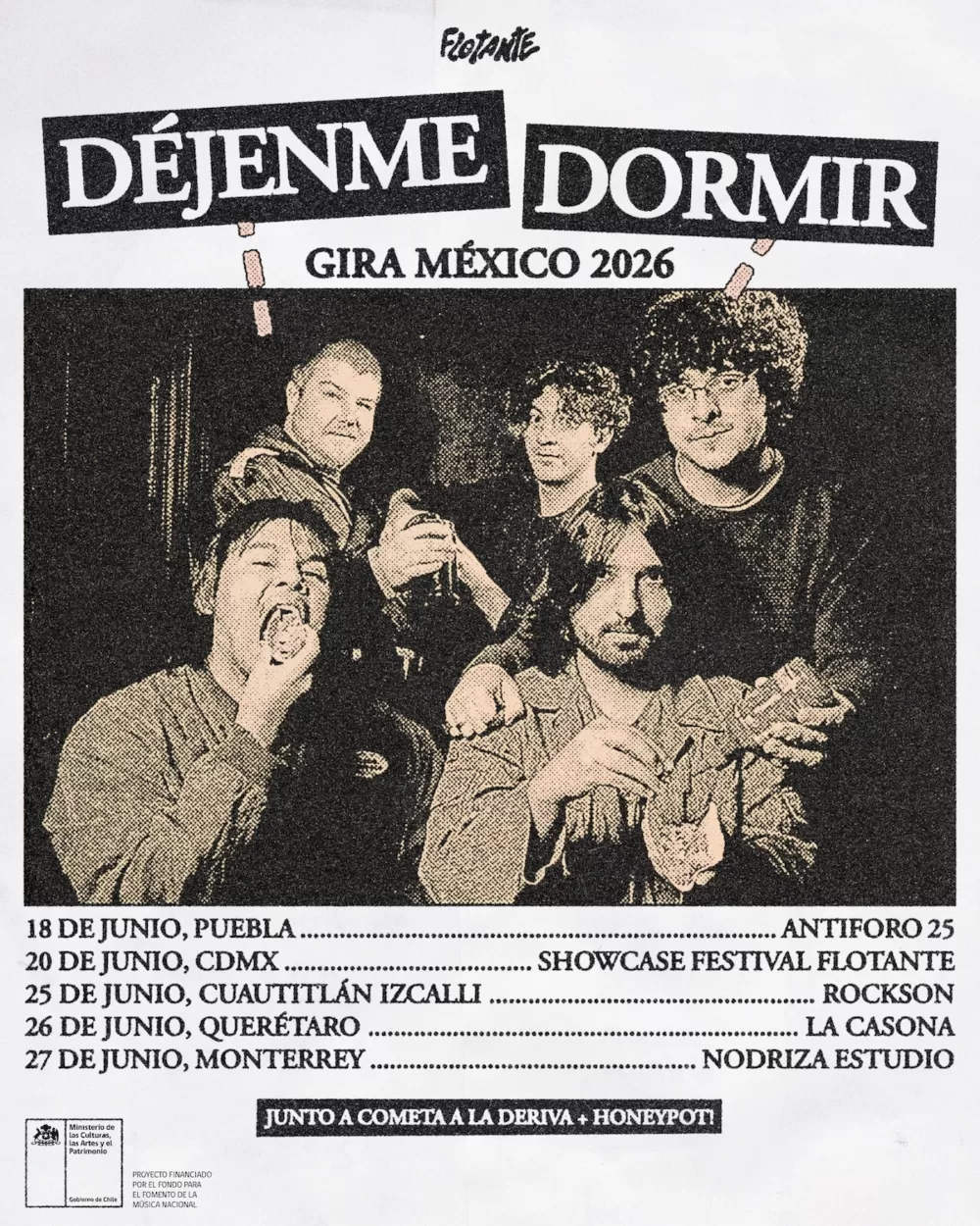Dejenme Dormir Gira Mexico