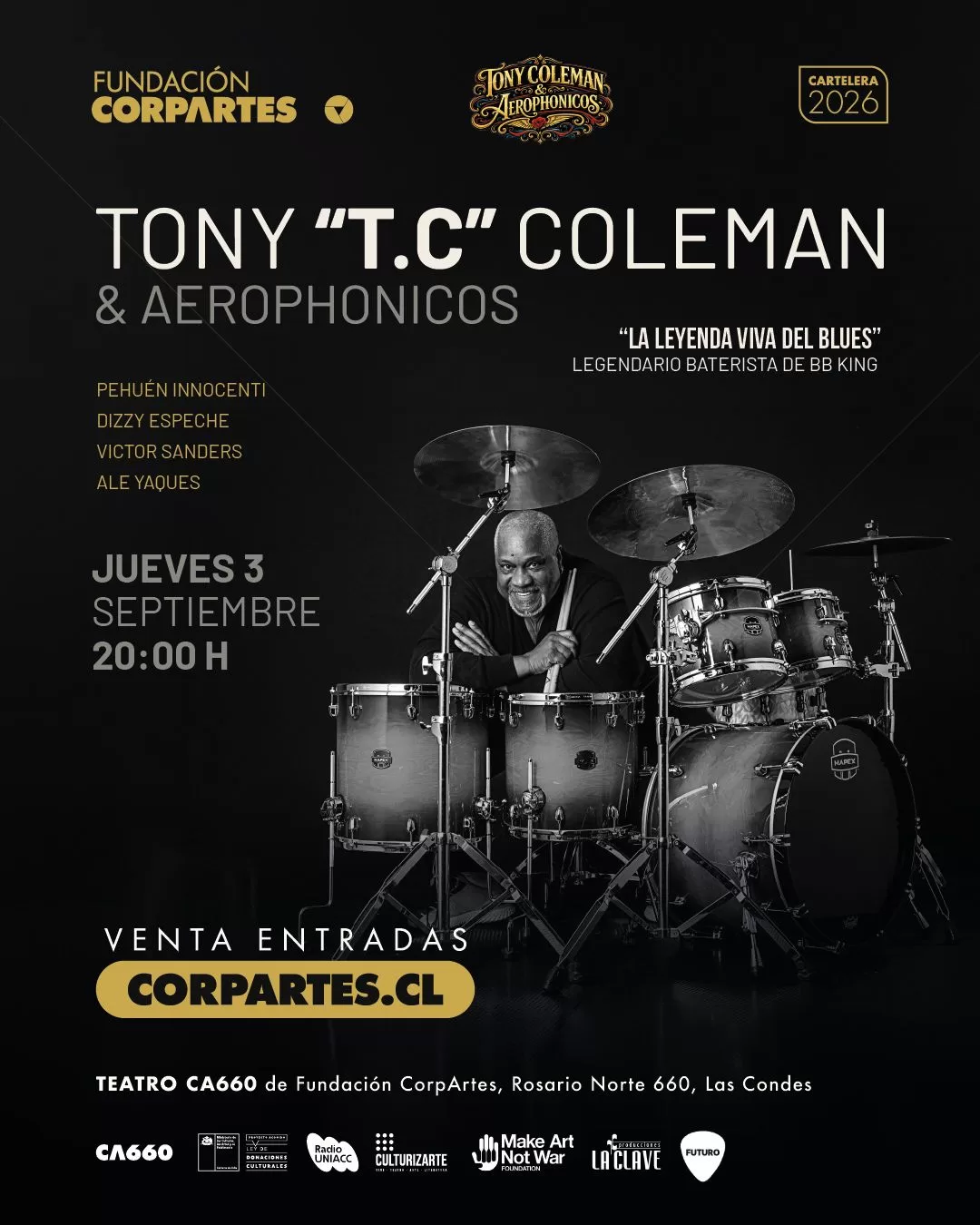 Afiche Tony Coleman Ok