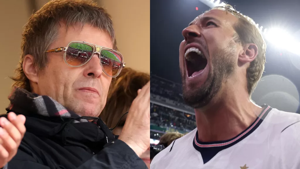 Liam Gallagher Harry Kane Web