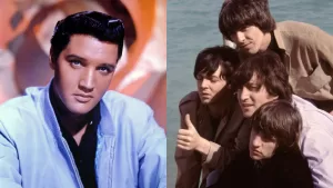 Elvis Presley Beatles 1965 Getty Web