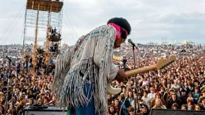 Jimi Hendrix 1969 Woodstock Getty Web