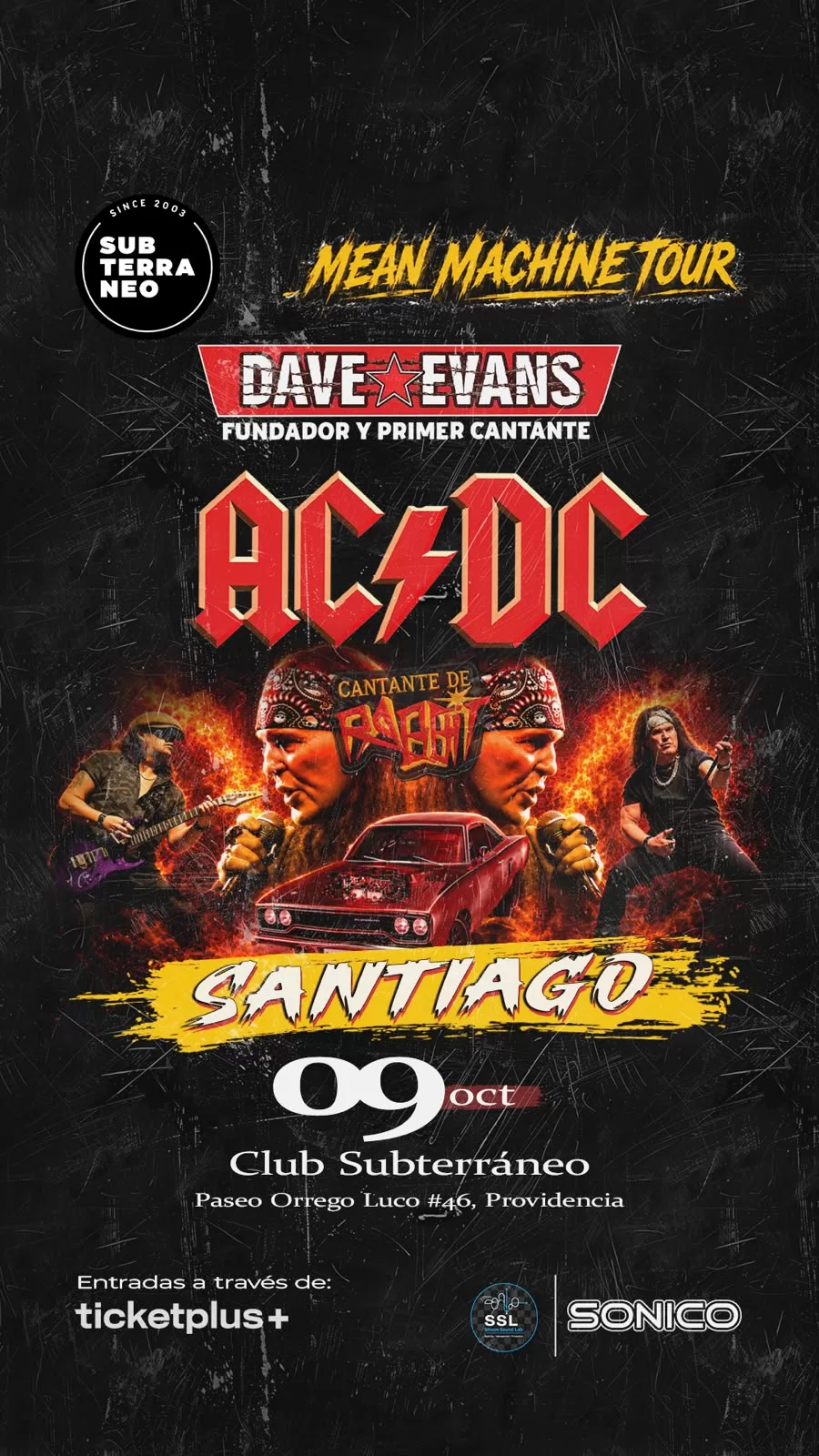 Dave Evans En Chile 2026