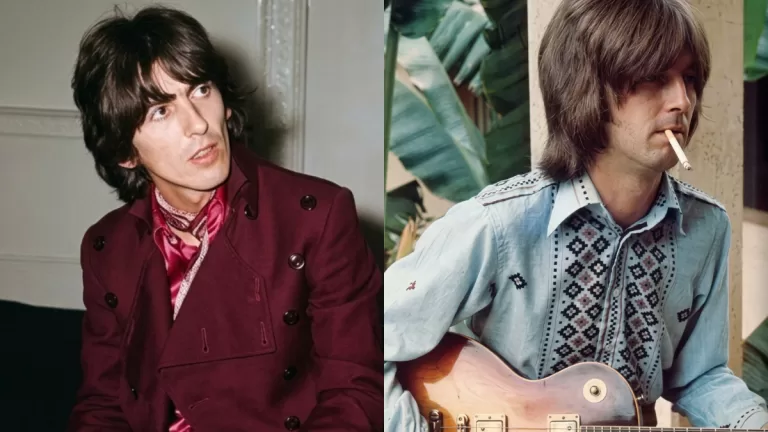 George Harrison Eric Clapton 1968 Web