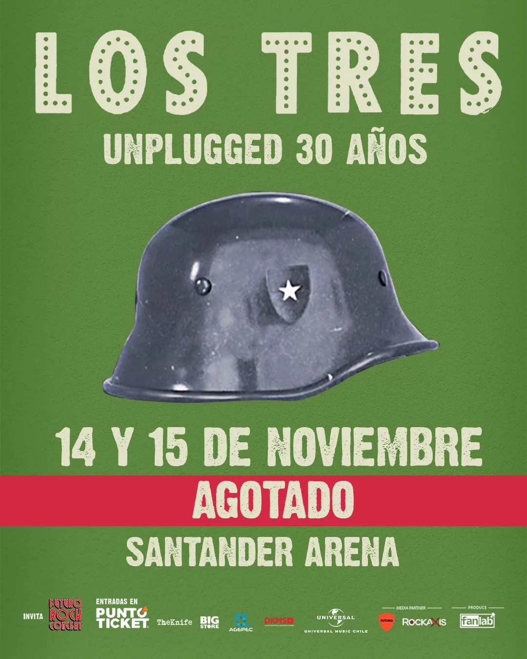 Los Tres Unplugged Arena Agotado