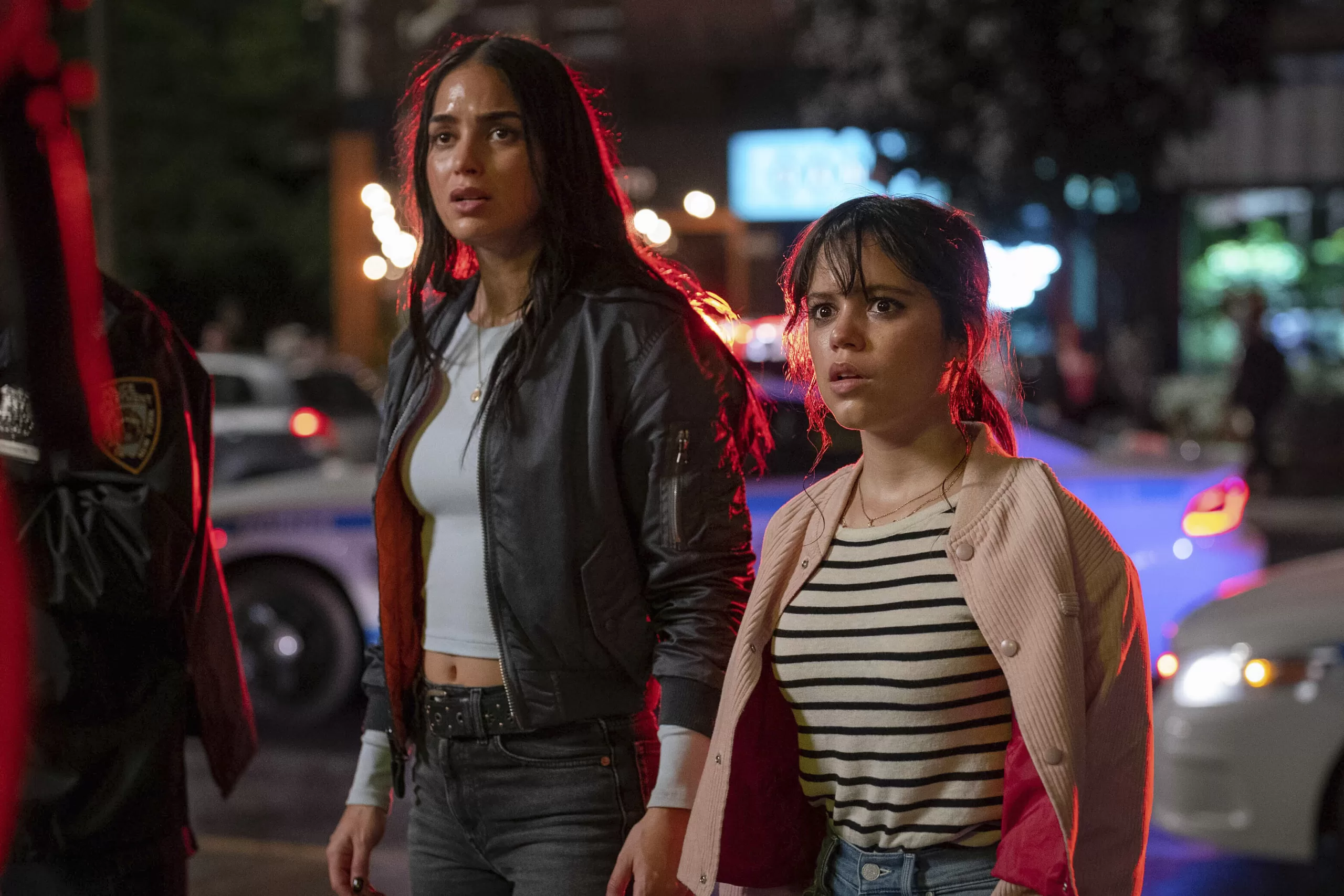 Melissa Barrera y Jenna Ortega Scream