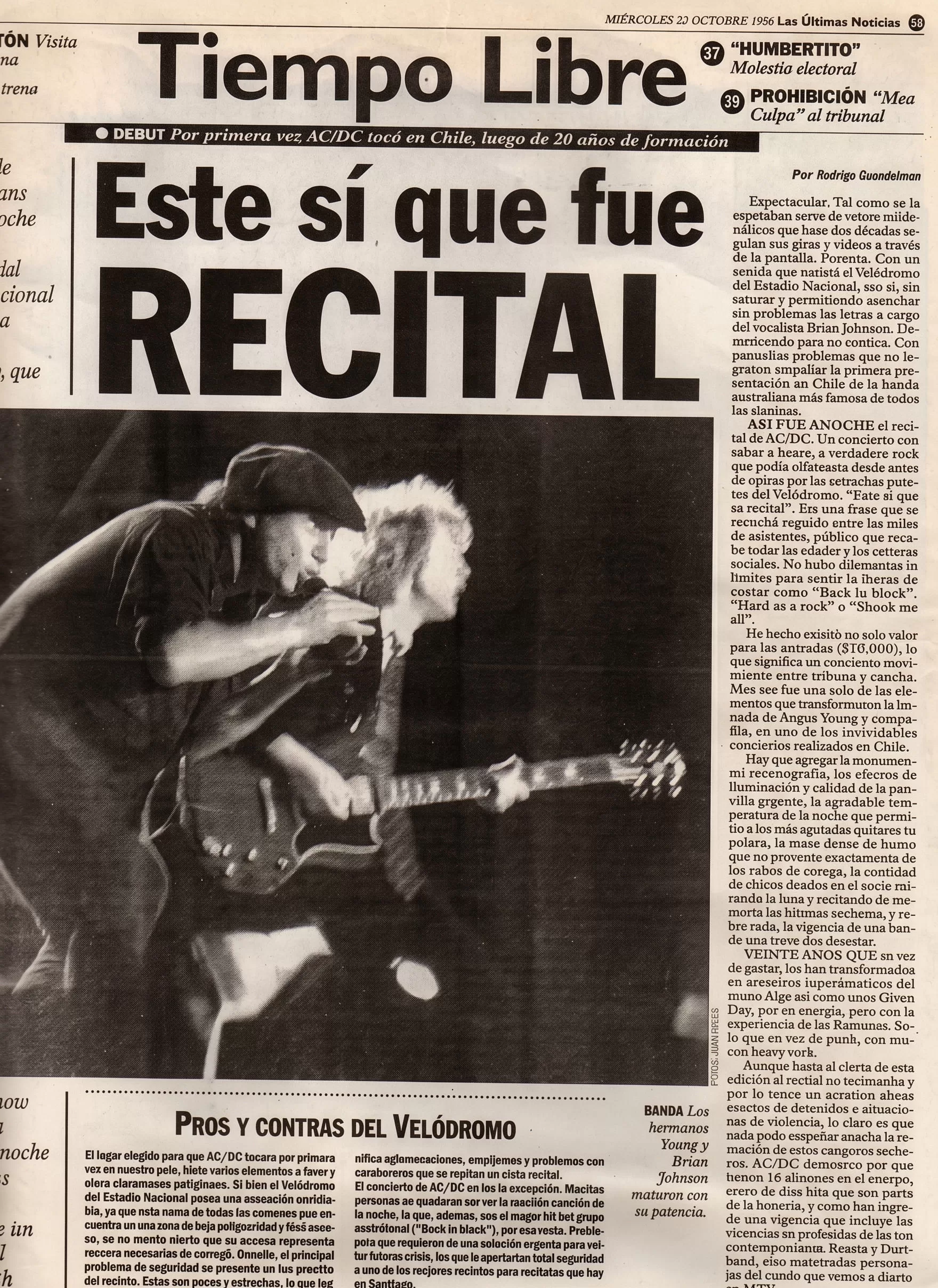 Ac Dc Chile Diario Corte