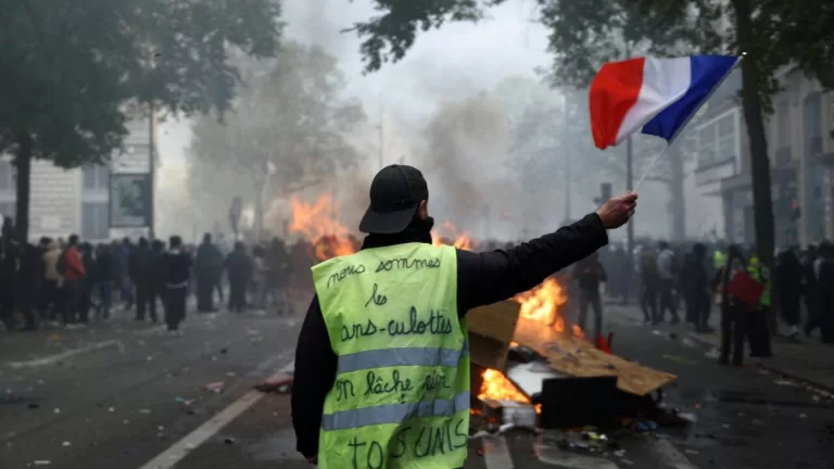 Francia Protestas Web