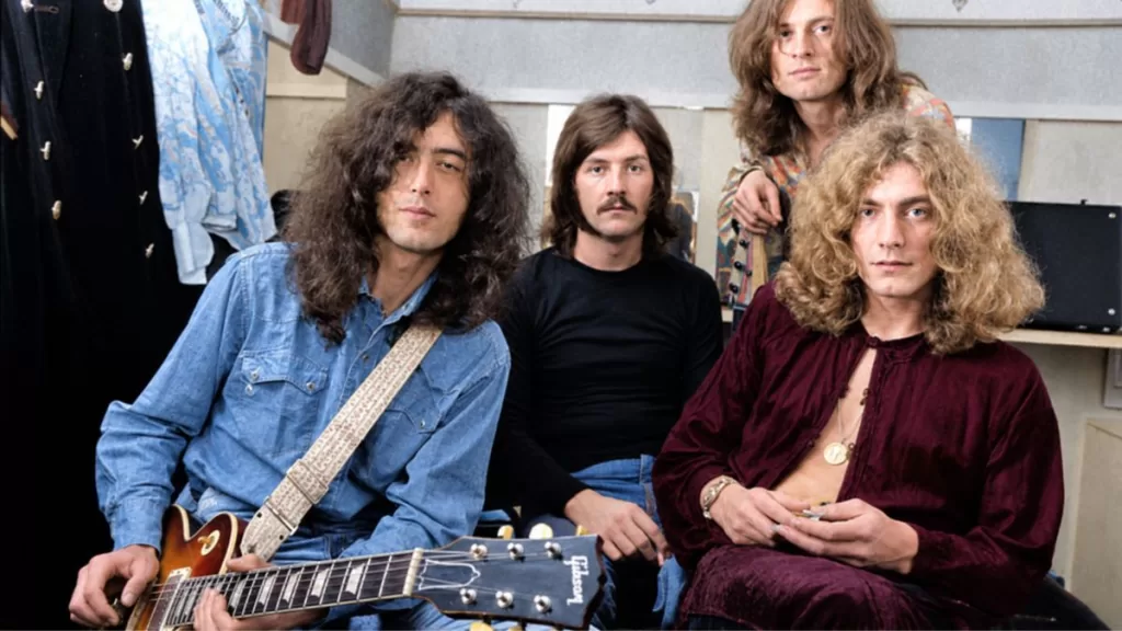 Led Zeppelin 1969 Les Paul Color Web